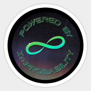 Powered By Infinite Improbability Sticker